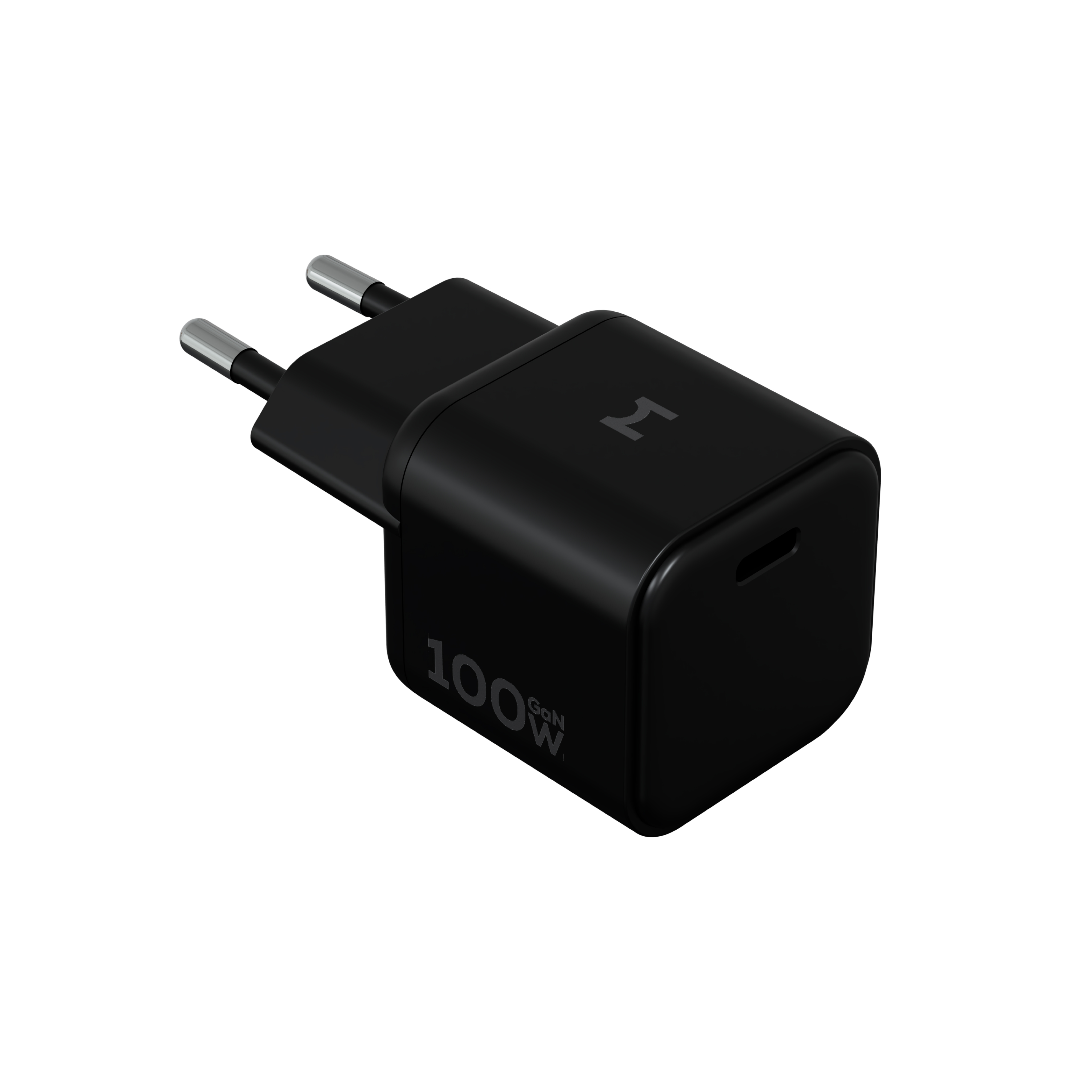 Компактное сетевое зарядное устройство Magssory Nano Boost 100W GaN Black, Чёрный — ACH007 b 4
